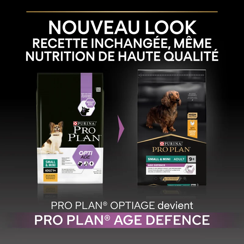 Pro Plan Age Defence Small & Mini Adult au poulet - croquettes chien