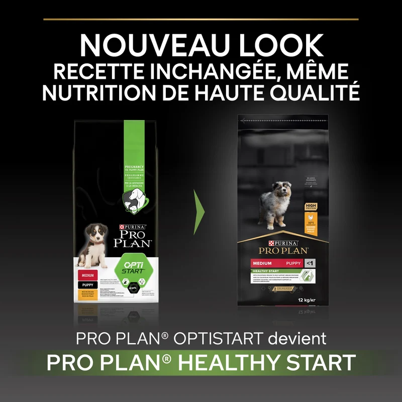 PRO PLAN Healthy Start Medium Puppy au Poulet - Croquettes pour chien