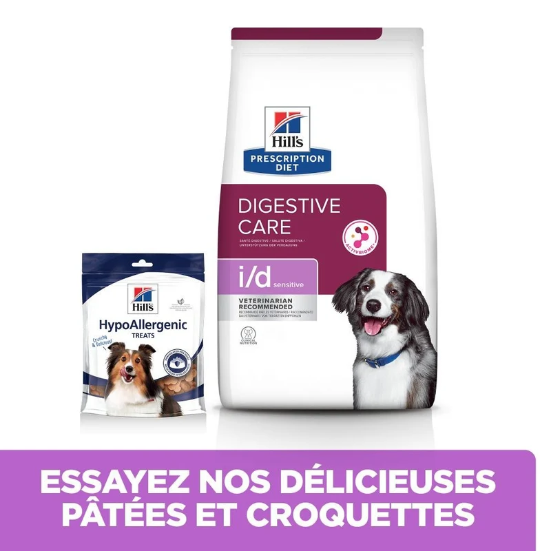 Hill's Prescription Diet i/d Digestive Care Sensitive à l'oeuf et au riz - croquettes chien