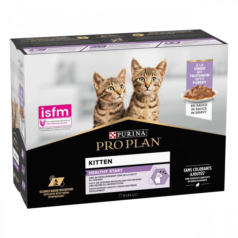 Pro Plan Healthy Start Kitten en sauce à la dinde - pâtée chaton