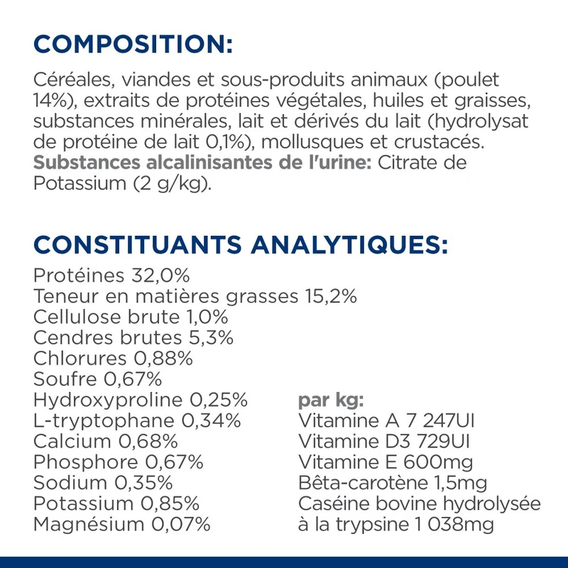 Hill's Prescription Diet c/d Urinary Care Multicare Stress au poulet - croquettes pour chat