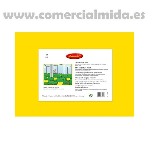 Piège adhésif pour insectes AEROXON (Pack 12 Unités)