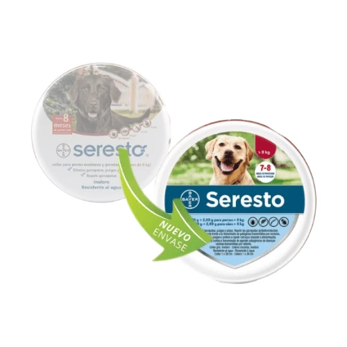 Collier SERESTO BAYER pour chien anti puces, tiques et poux