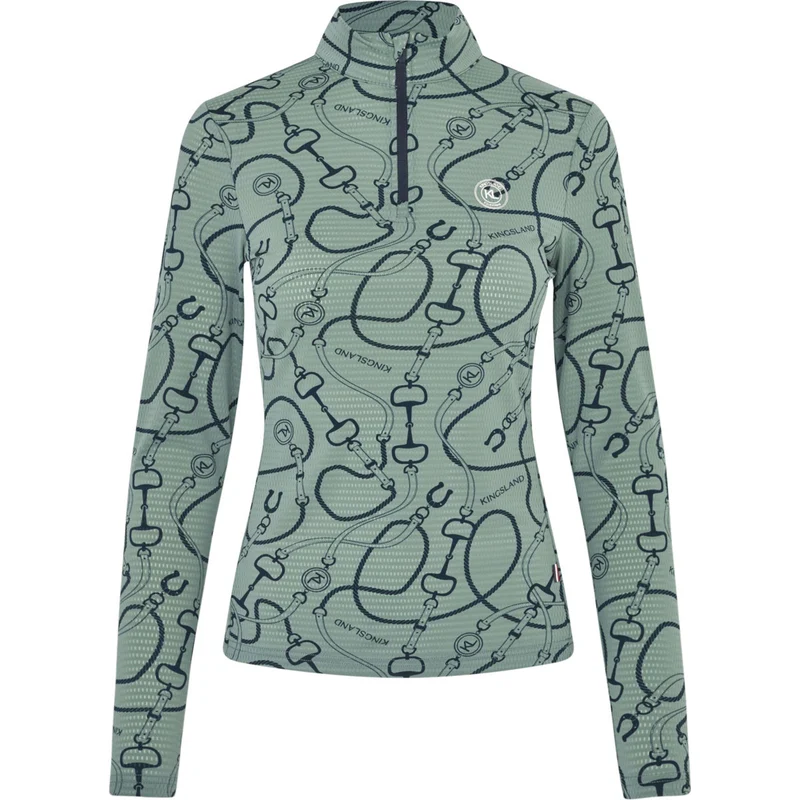 Kingsland Chemise D'entraînement KLLarissa Green Agave