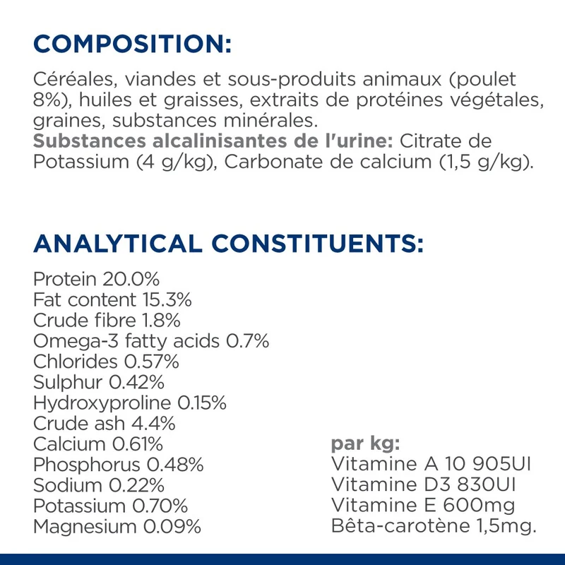 Hill's Prescription Diet c/d Urinary Care Multicare au poulet - croquettes chien