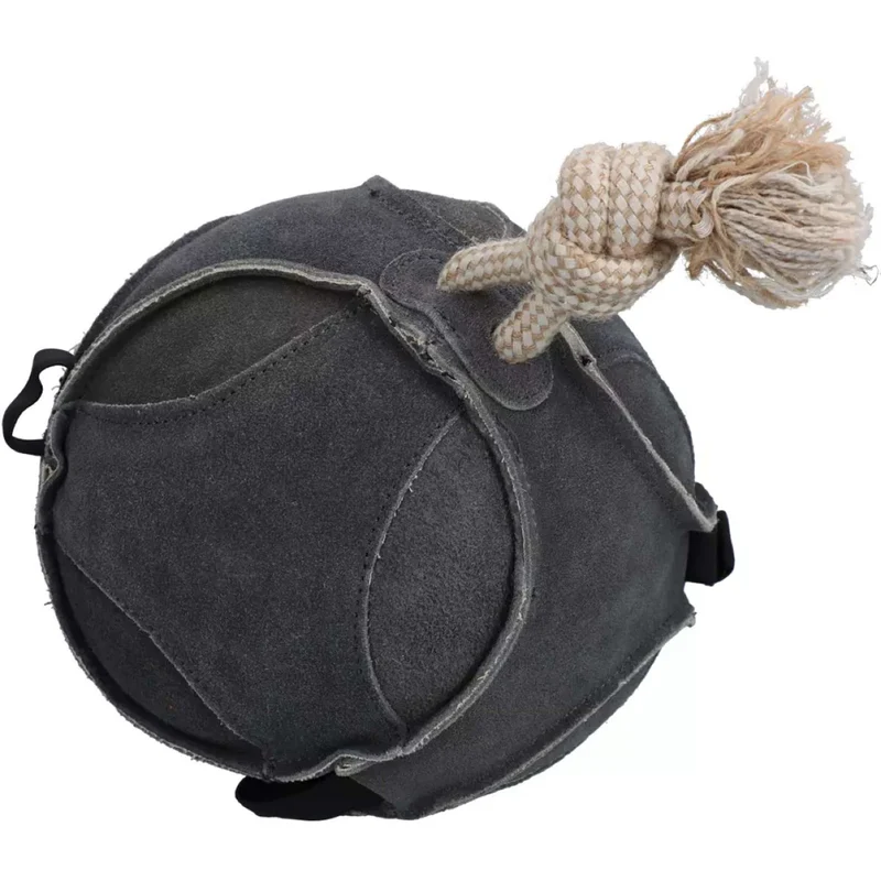 Excellent Balle de jeu amusante pour chevaux Suede Gris