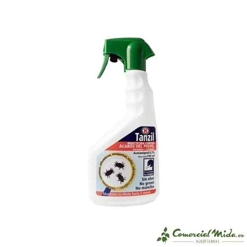 TANZIL insecticide 750ml contre la poussière, les acariens volants et rampants