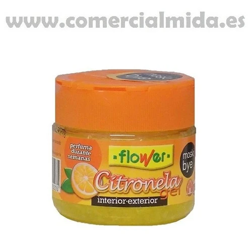 CITRONELLE GEL FLEUR répulsif 125g pour les moustiques