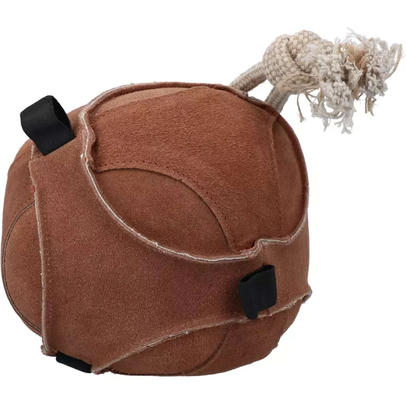Excellent Balle de jeu amusante pour chevaux Suede Marron