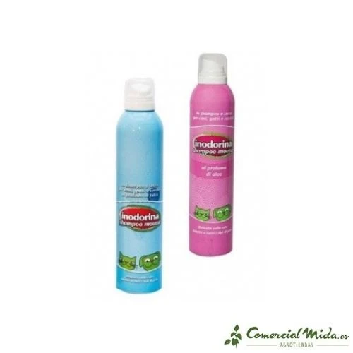 INODORINA Shampoo Mousse Sèche pour Animaux