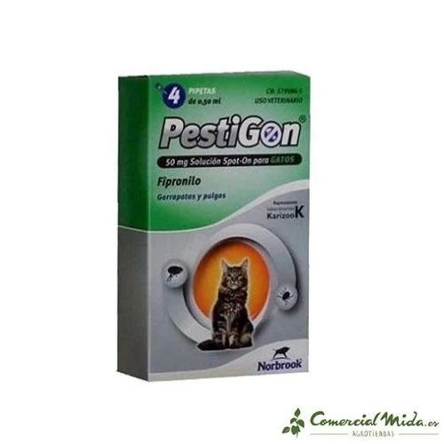 Pipettes Anti Puces et Tiques PESTIGON pour Chats