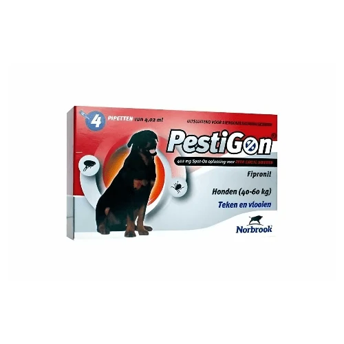 Pipettes PESTIGON chiens 40-60Kg anti puces et tiques