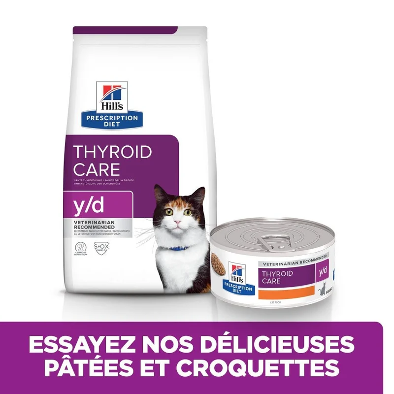 Hill's Prescription Diet y/d Thyroid Care - croquettes chat