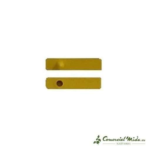 Identification rectangulaire d'étiquette d'oreille des porcs, des moutons ou des chèvres