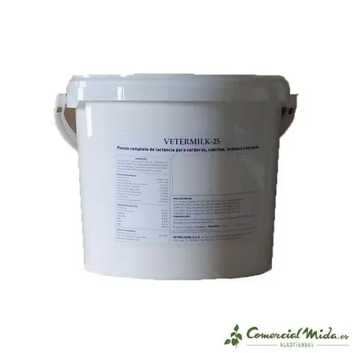 Aliment pour Lactation VETERMILK 25 Agneaux, Veaux et Porcelets