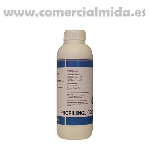 Chimique Ibérique PROPYLENGLlCOL USP (Acétonémie et Convalescence de Cétose)