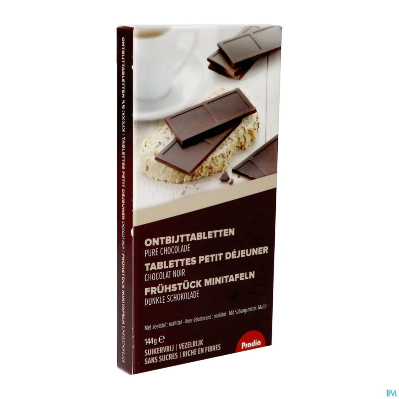 Prodia Ontbijttabletten Puur Choco 144g Revogan