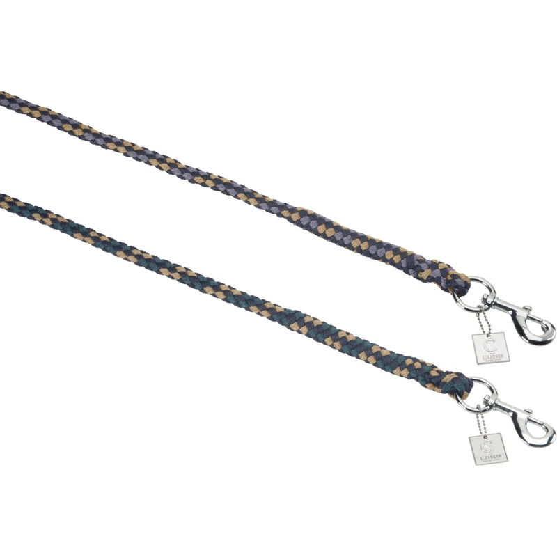 Eskadron Corde pour Licol Classic Sports Regular avec Mousqueton Navy/Sierra/Orchid