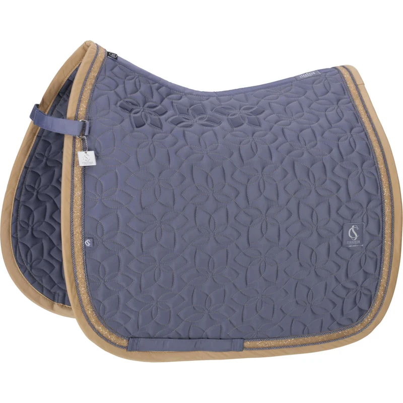 Eskadron Tapis de Selle Classic Sports Glossy Jewel Contrast Dressage Orchid