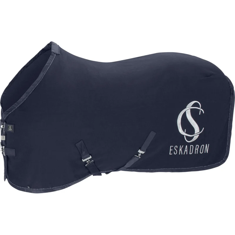 Eskadron Couverture Polaire Classic Sports Coton Gaufré Marin