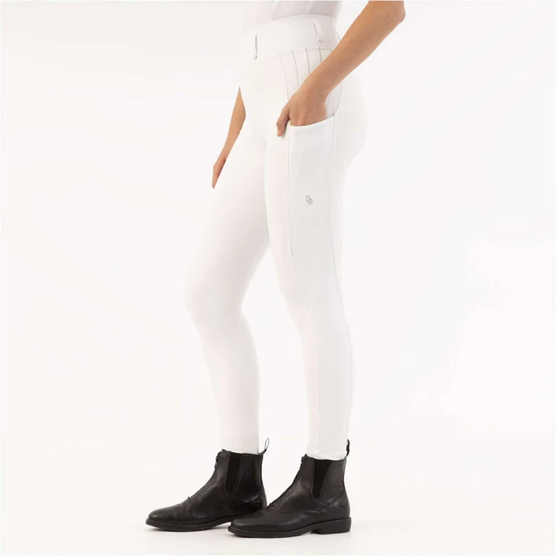 BR Legging d'Équitation Kelly Full Grip Lucent White