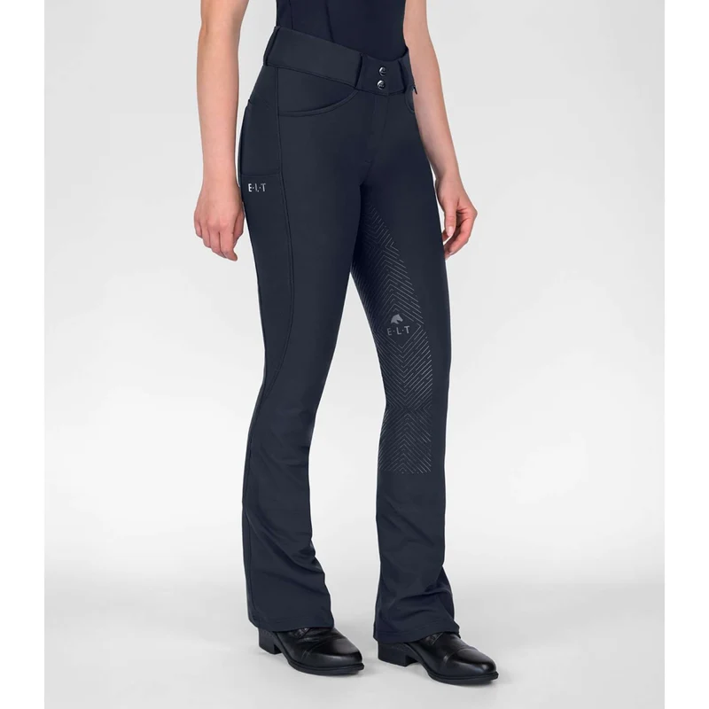 ELT Culotte d'Équitation Jodhpur Comfort Ride silicone Bleu profond