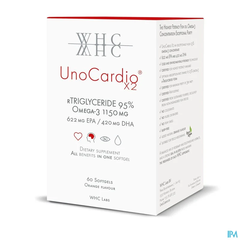 UnoCardio X2 Softgels 60