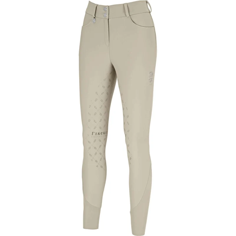 Pikeur Pantalon d'Équitation Ceelina SD SS26 Full Grip Pearl Gray