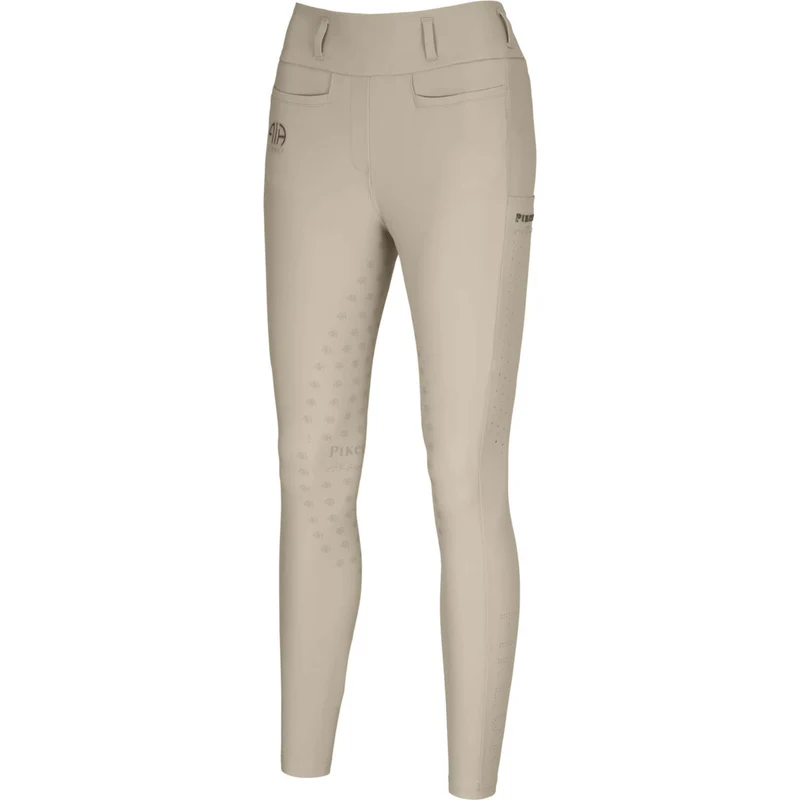 Pikeur Legging d'Équitation Linnett Summer SS26 Full Grip Pearl Gray