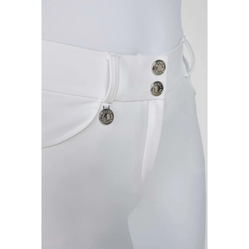 Pikeur Pantalon d'Équitation Ceelina SD SS26 Full Grip Blanc
