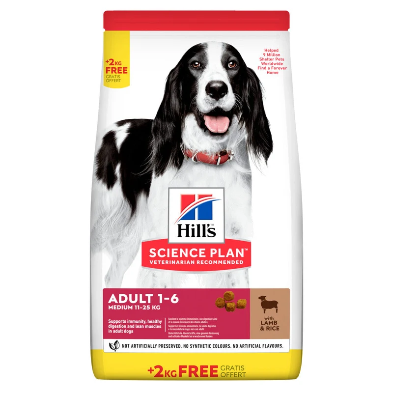 Science Plan Canine Adult Medium Lamb&rice 14kg