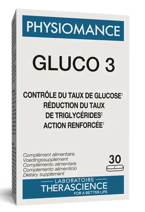 Gluco 3 Tabl 30 Physiomance Phy447b