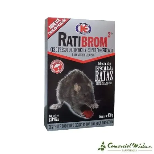 RATIBROM 2 SUPER CONCENTRÉ appât frais spécial rats