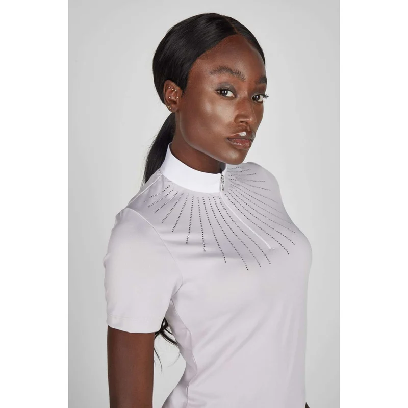 Pikeur T-shirt de Concours Strass SS26 Soft Lilac