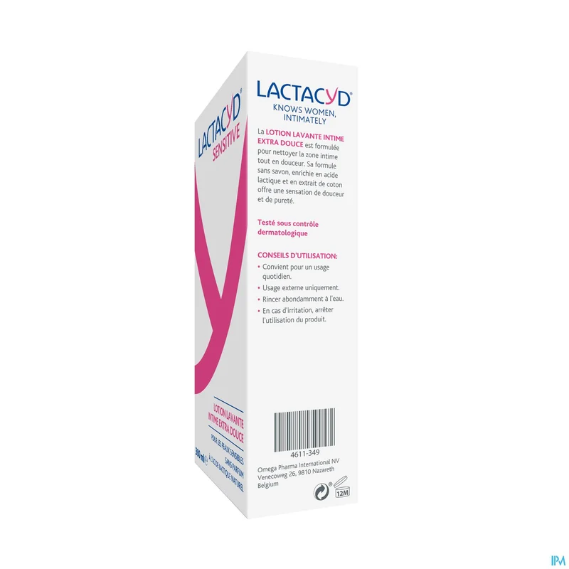 Lactacyd Sensitive Extra Milde Intieme Waslotion Dagelijks gebruik 300 ml