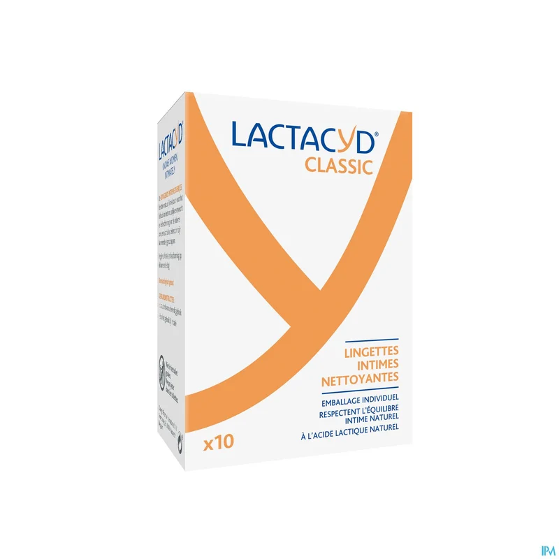 Lactacyd Classic Reinigende Intieme doekjes voor thuis of onderweg 10 stuks