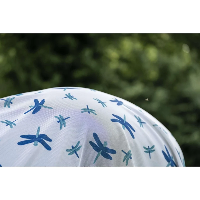 Amigo Couverture Anti-Mouches XL Plus Dragonfly Print/Silver/Blue/Sage