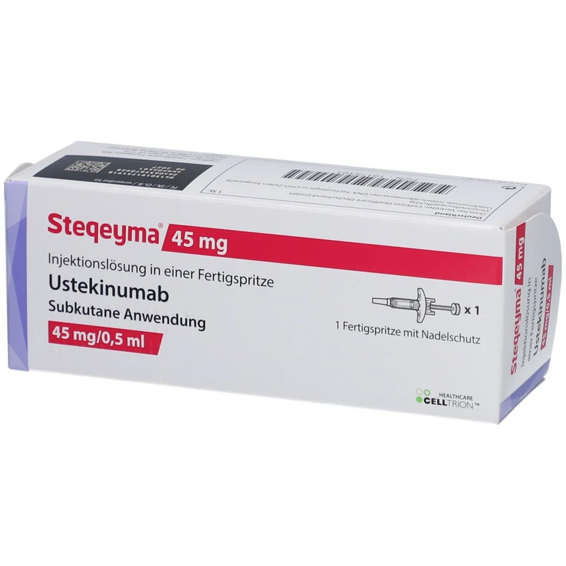 Steqeyma 45mg Opl Inj Voorgevulde Spuit 1x0,5ml