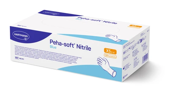 Peha Soft Handschoen Nitrile Blauw Xs 150 9420110