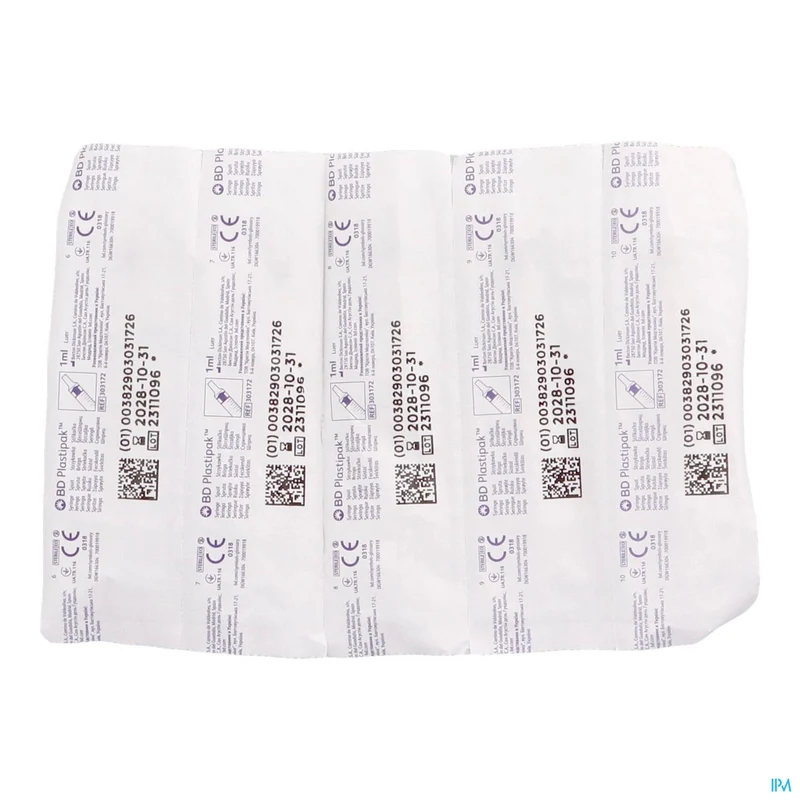 BD Plastipak | 10x 1ml Tuberculine Spuiten | Medisch Hulpmiddel