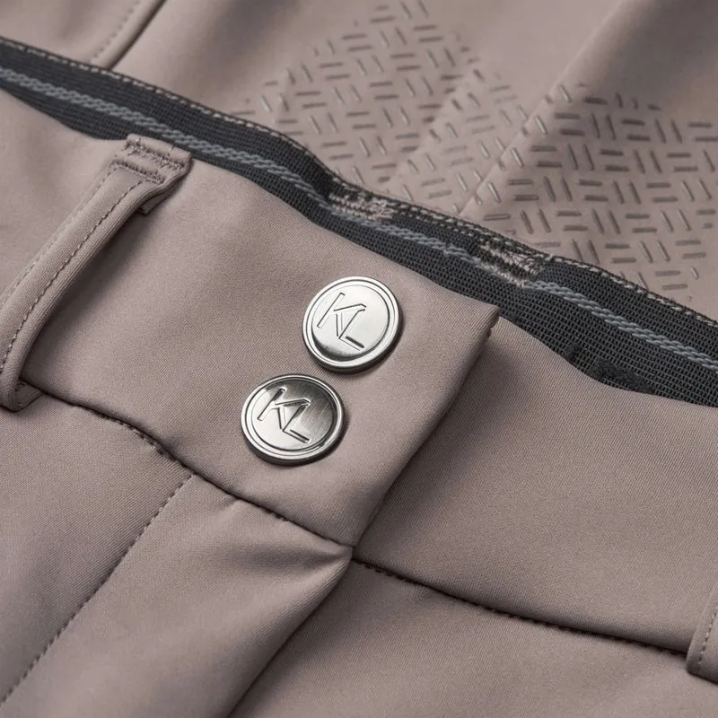 Kingsland Pantalon d'Équitation KLKaya Prise de Genou Brown Iron