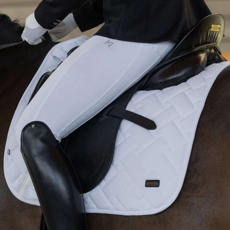 Kingsland Pantalon d'Équitation Khloe Full Grip Blanc