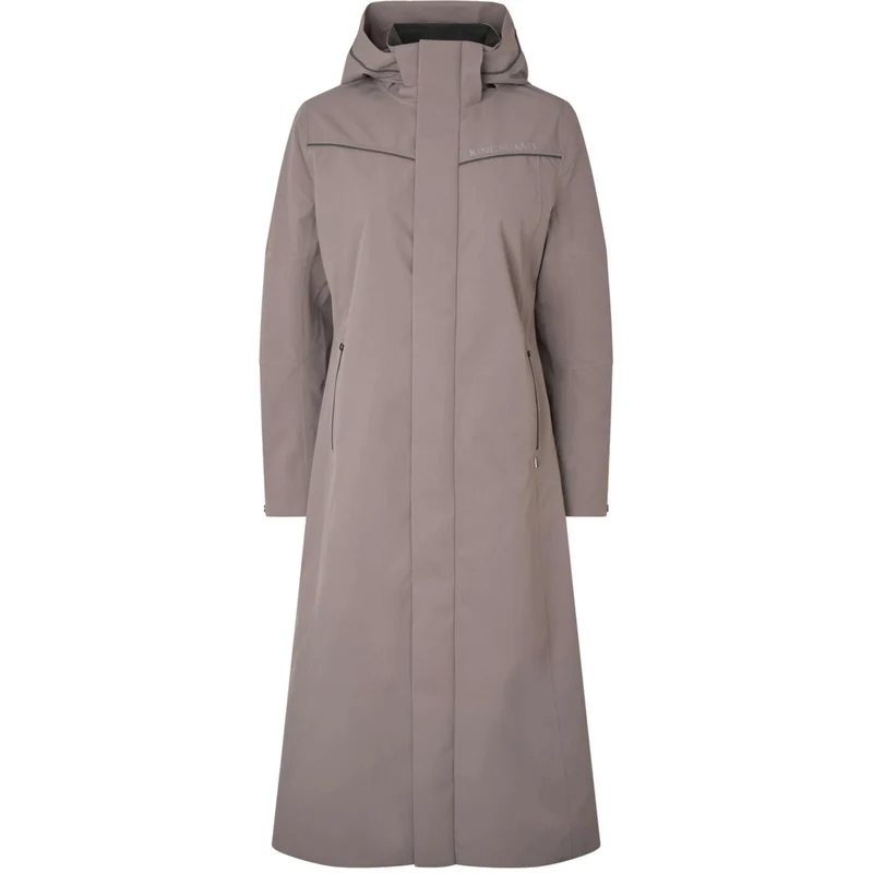 Kingsland Veste Longue KLLucia Étanche Brown Iron