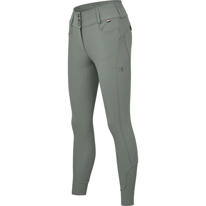 Kingsland Pantalon d'Équitation KLKimi Full Grip Green Agave