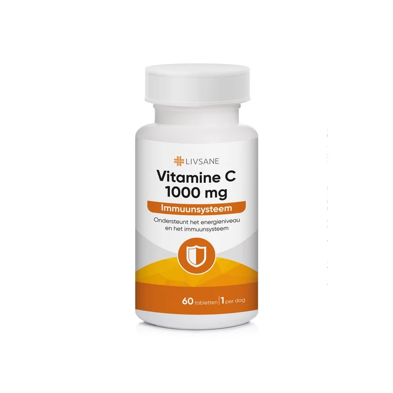 LIVSANE Vitamine C 1000mg | 40 Bruistabletten | Immuunsysteem