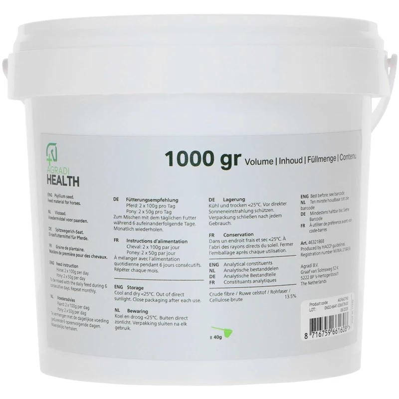 Agradi Health Psyllium