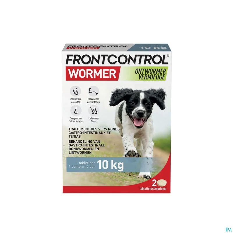 Frontcontrol Wormer | 2 tabletten | Ontwormingsmiddel Hond