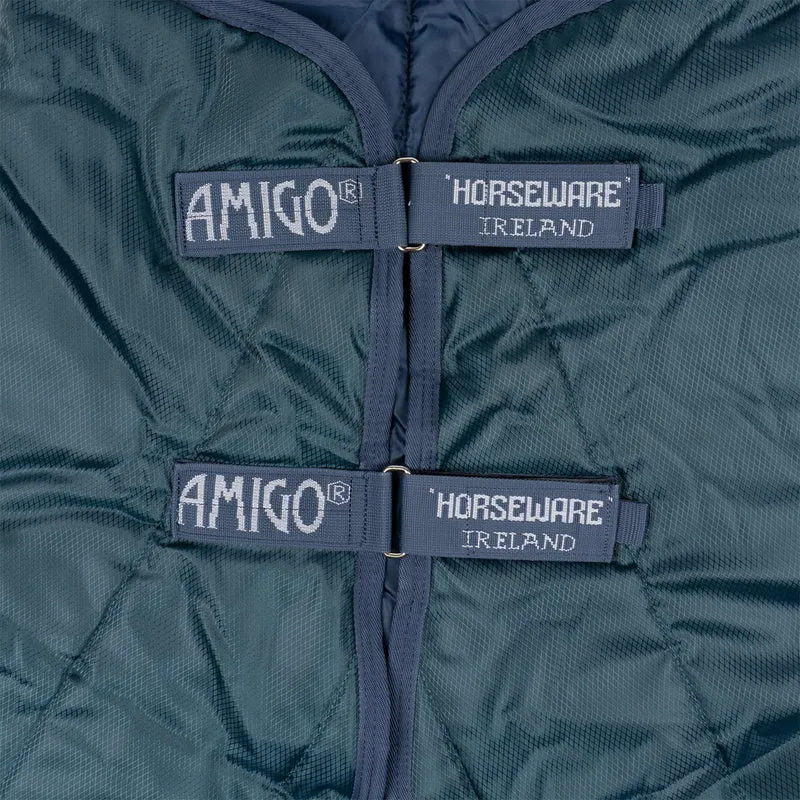 Amigo Couvre-Cou Ripstip Insulator Stable 200g Dynasty Green/Navy/Silver