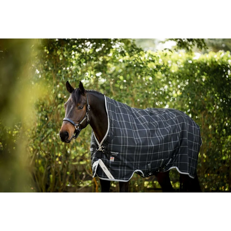 Rhino Wug Turnout Medium Varilayer 250g Black/Grey/White Check/Gray