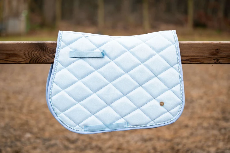 HB Tapis de Selle Spring Polyvalent Bleu clair